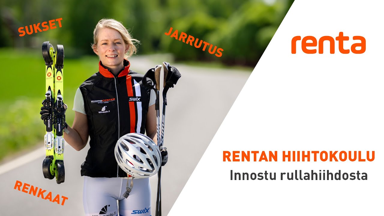 Innostu Rullahiihdosta: Sukset, renkaat, jarrutus ja enemmän | Rentan Hiihtokoulu