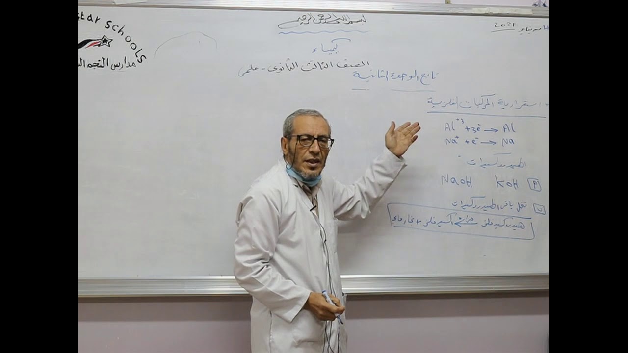 مادة الكيمياء للصف الثالث الثانوي العلمي/   درس أستقرارية المركبات الفلزية