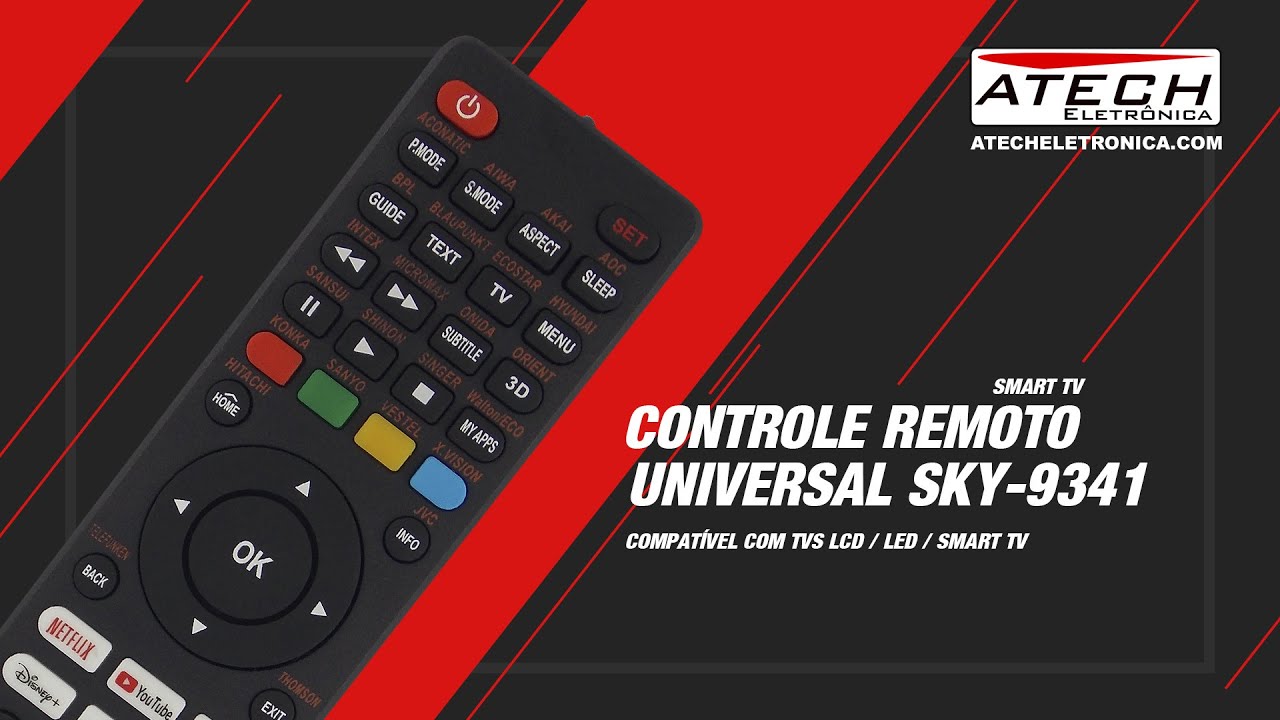 Como Programar Controle Remoto Universal Smart TV EP-8614 (780800)