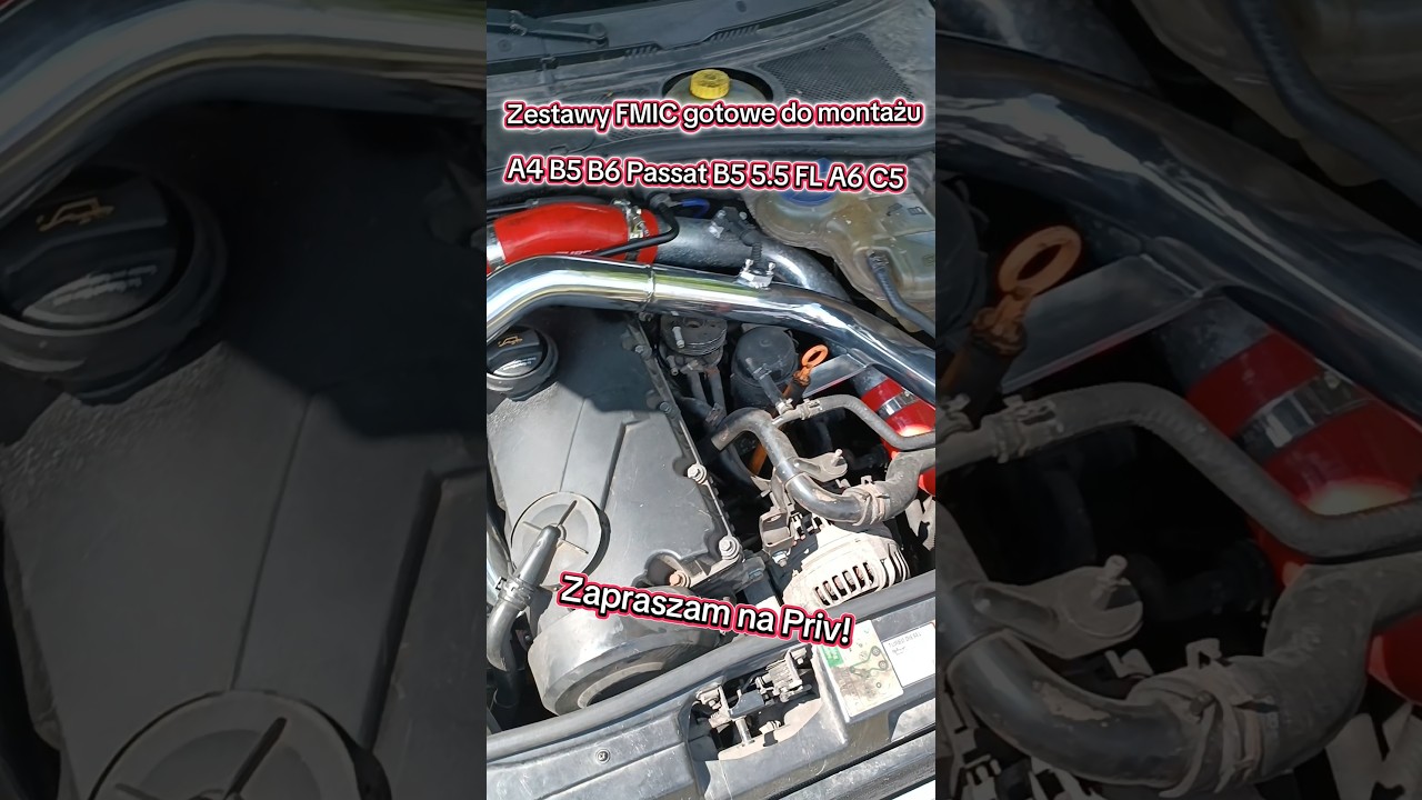 FMIC do A4 B5/B6, Passat B5 FL, A6 C5 – 1.9 TDI. Dopasowanie do wzdłużnych silników.