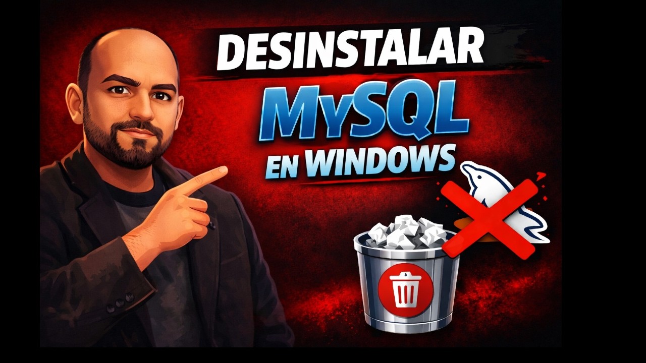 Cómo desinstalar MySQL en Windows paso a paso