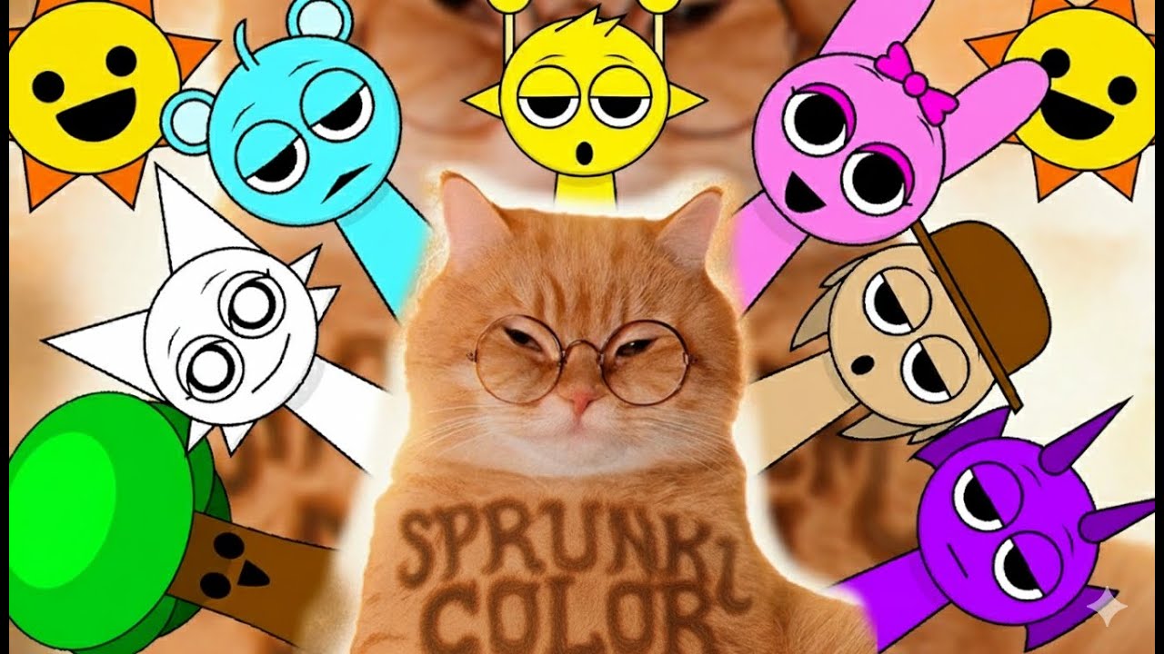 Sprunki vs Horror ASMR ColorMixing 
