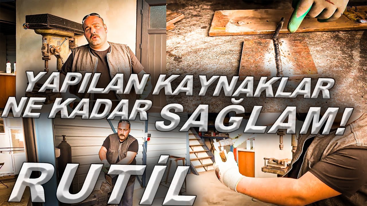 WELDING THICK MATERIAL WITHA RUTILE ELECTRODE. / RUTİL ELEKTROT İLE KALIN MALZEME KAYNATMA İŞLEMİ