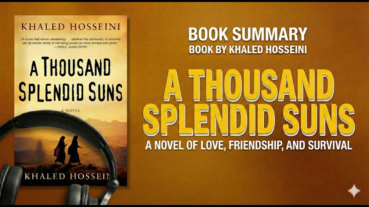 A Thousand Splendid Suns — Audiobook Summary | Khaled Hosseini’s Heartbreaking Novel