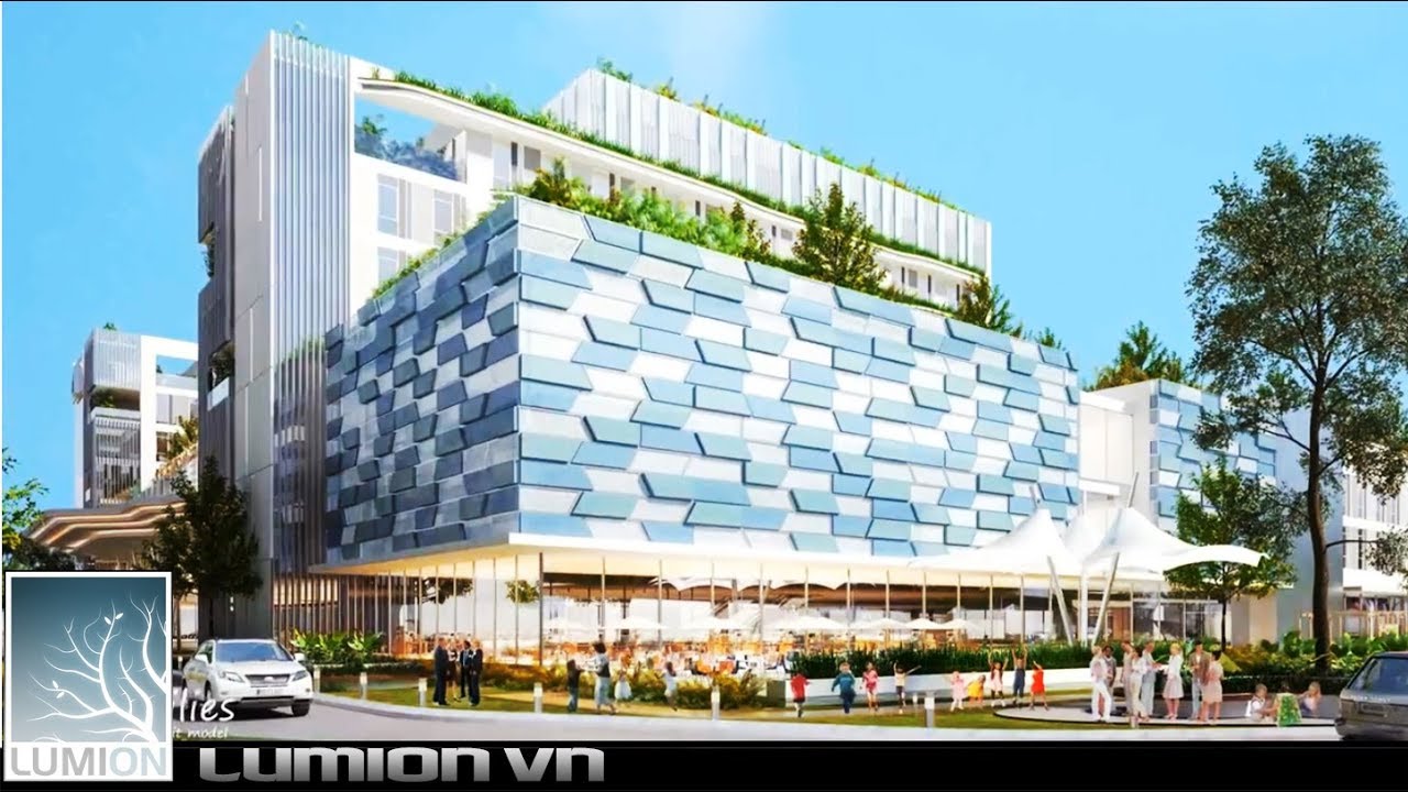 Hanoi obstetrics and pediatrics Hospital | Sketchup and lumion