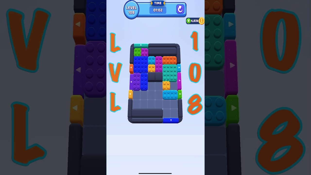 Lvl 107 lvl 108 - Color block Jam