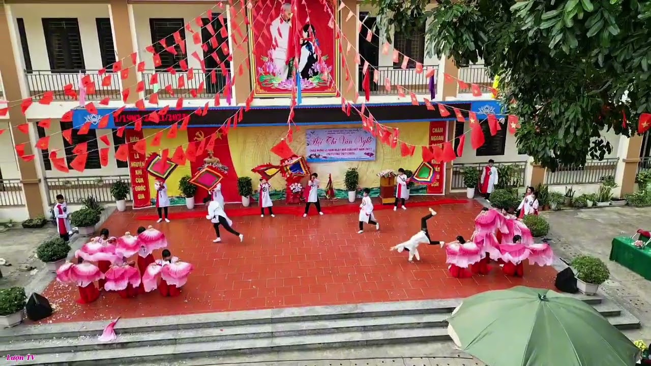 Múa : Tây Sơn Bước Chân Hào Kiệt,Lớp 7C giải nhì Hội Thi Văn Nghệ Trường TH&TH Liên Sơn - Lào Cai