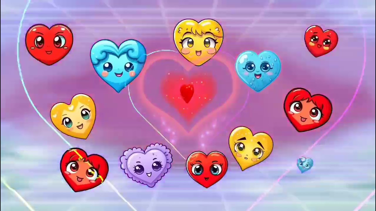 Сердечки танцующие 