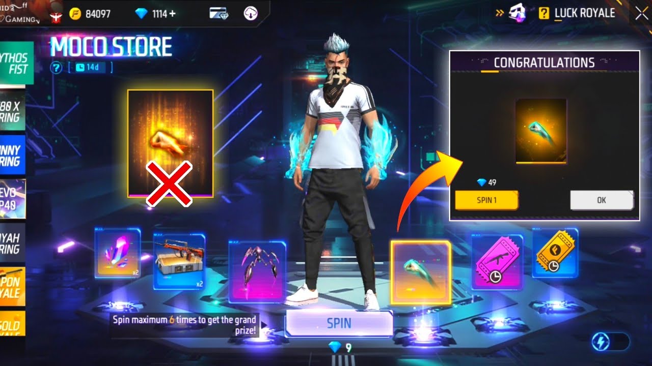 NEW MOCO STORE FIST SKIN EVEN| FREE FIRE NEW EVENT| FF NEW EVENT TODAY|NEW FF EVENT|GARENA FREE FIRE