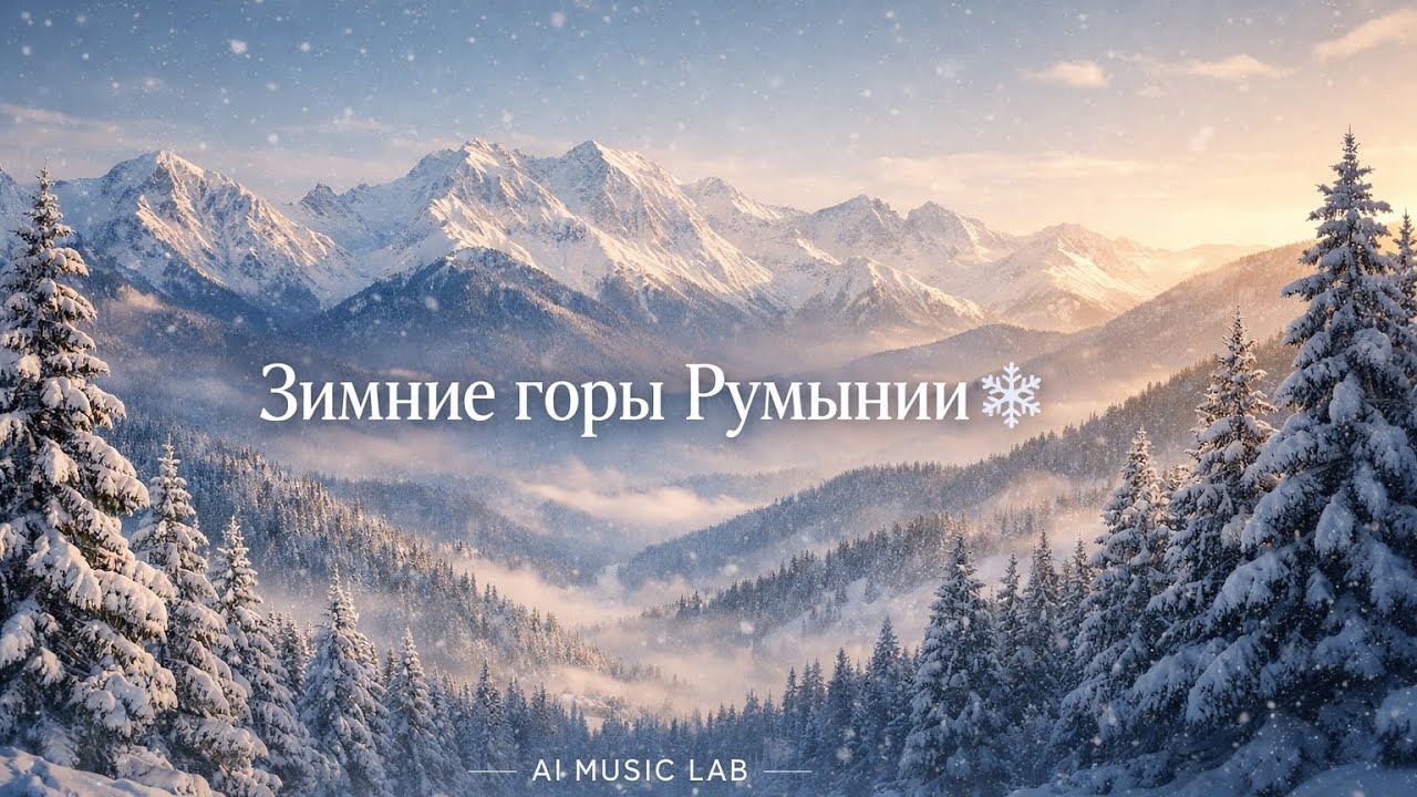 Зимние горы Румынии ❄️ | Relax Piano Music | Mountain Winter Vibes