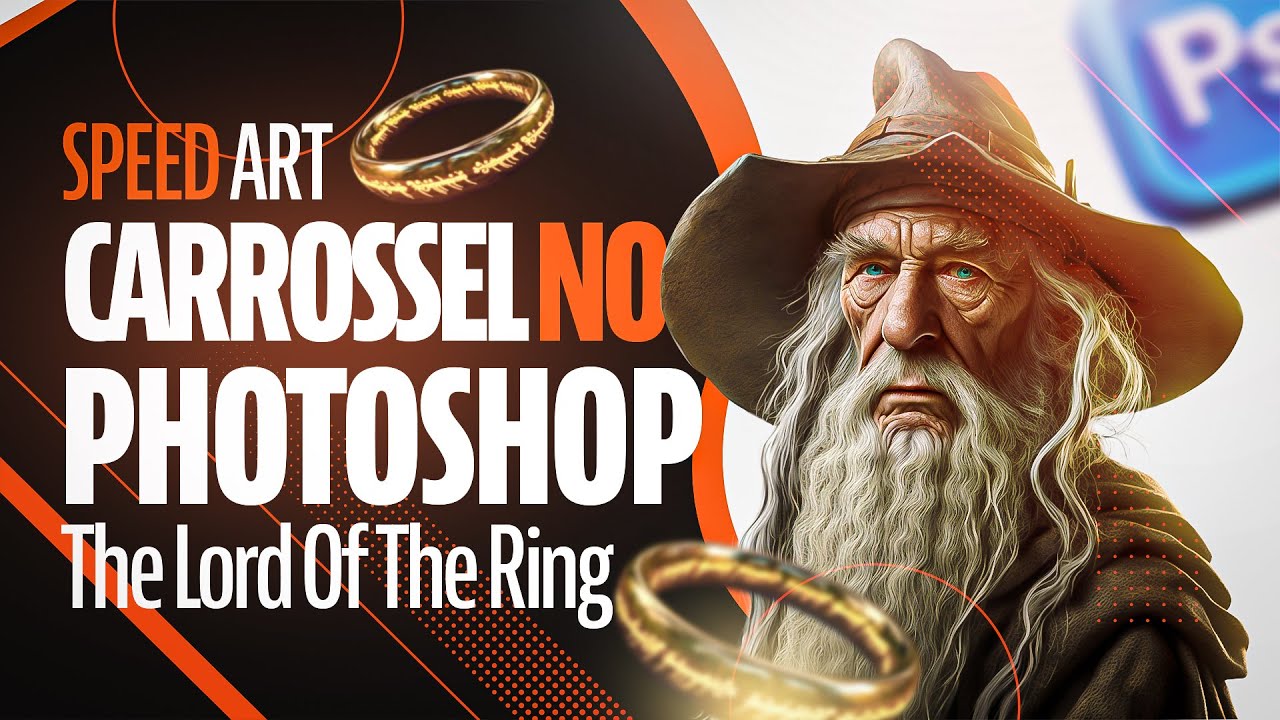 Carrossel The Lord Of The Ring | PHOTOSHOP SpeedArt | @sandropaz.dg