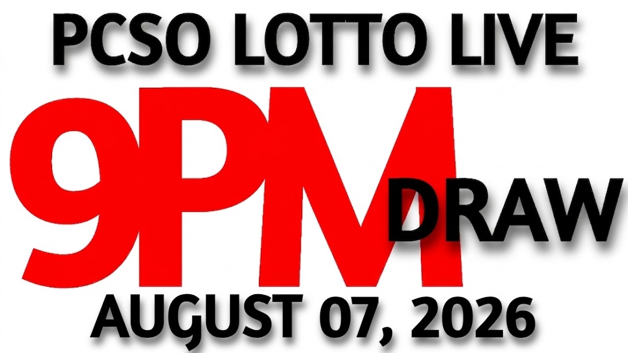 Lotto Result Today 9pm Draw August 07, 2026, 2026 Swertres Ez2 PCSO LIVE