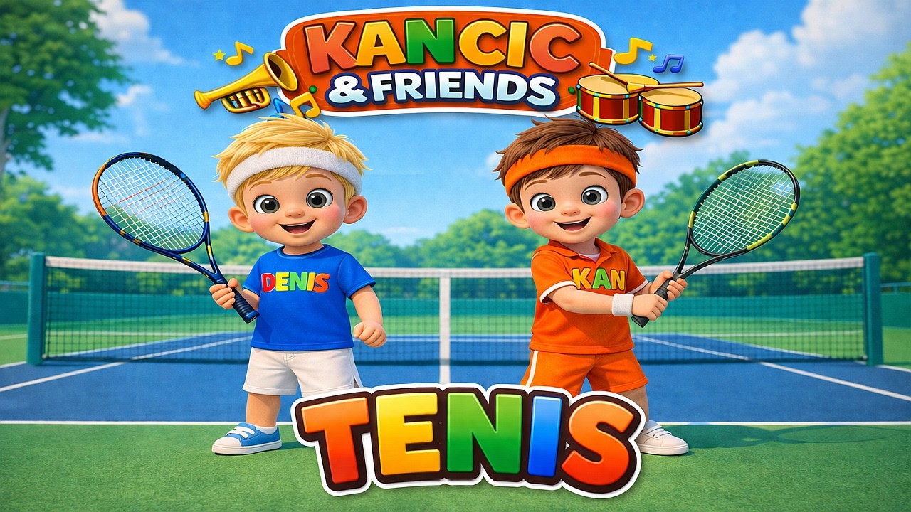Kan & Denis – TENIS 🎾 | Dječija pjesma o sportu | Kancic & Friends