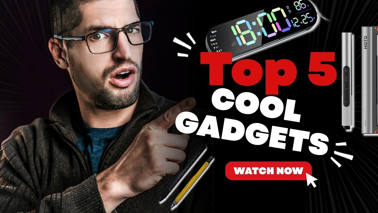 Top 5 Cool Gadgets for Men | Best Gift Ideas & EDC Tools for 2026.