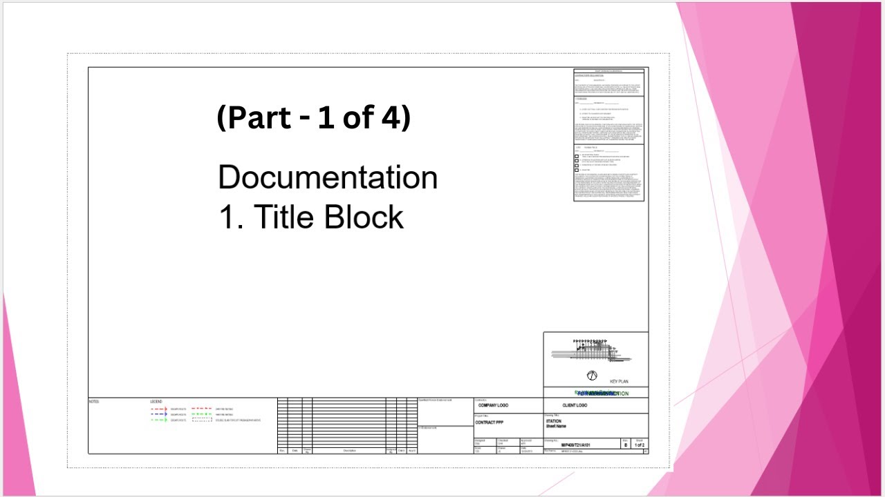 Revit 2024 - How to create title block & manage visibility (part 1 of 4)