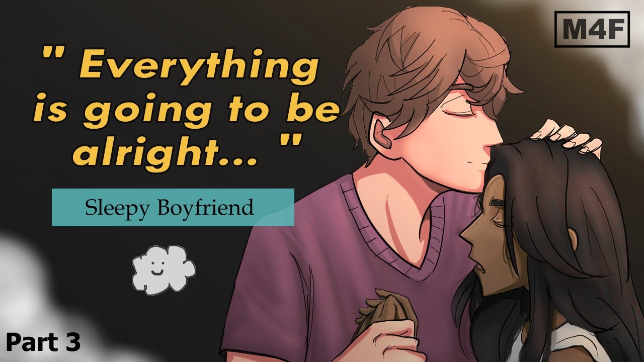 Sleepy Dom Boyfriend Hugs, Kisses you on the forehead and Rubs your Back [Anxiety Comfort] | ASMR RP