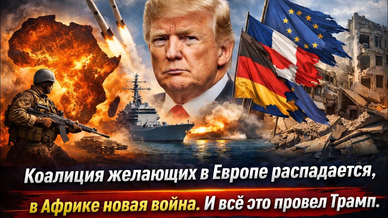 МИР ЛОМАЕТСЯ: Африка в войне, Европа разваливается. Рука Трампа?