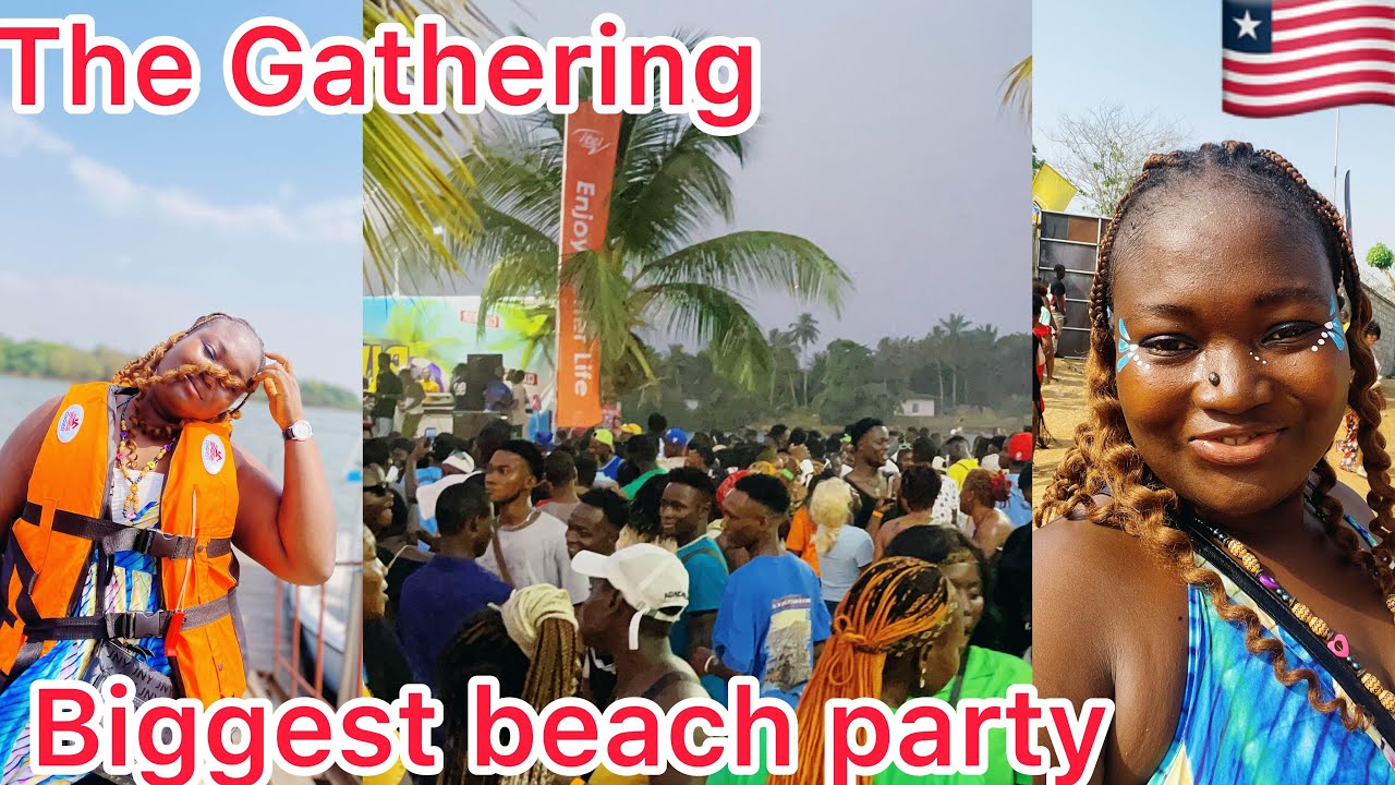 Unveiling what Liberians do  on the biggest social gathering beach party in Monrovia Liberia  2024