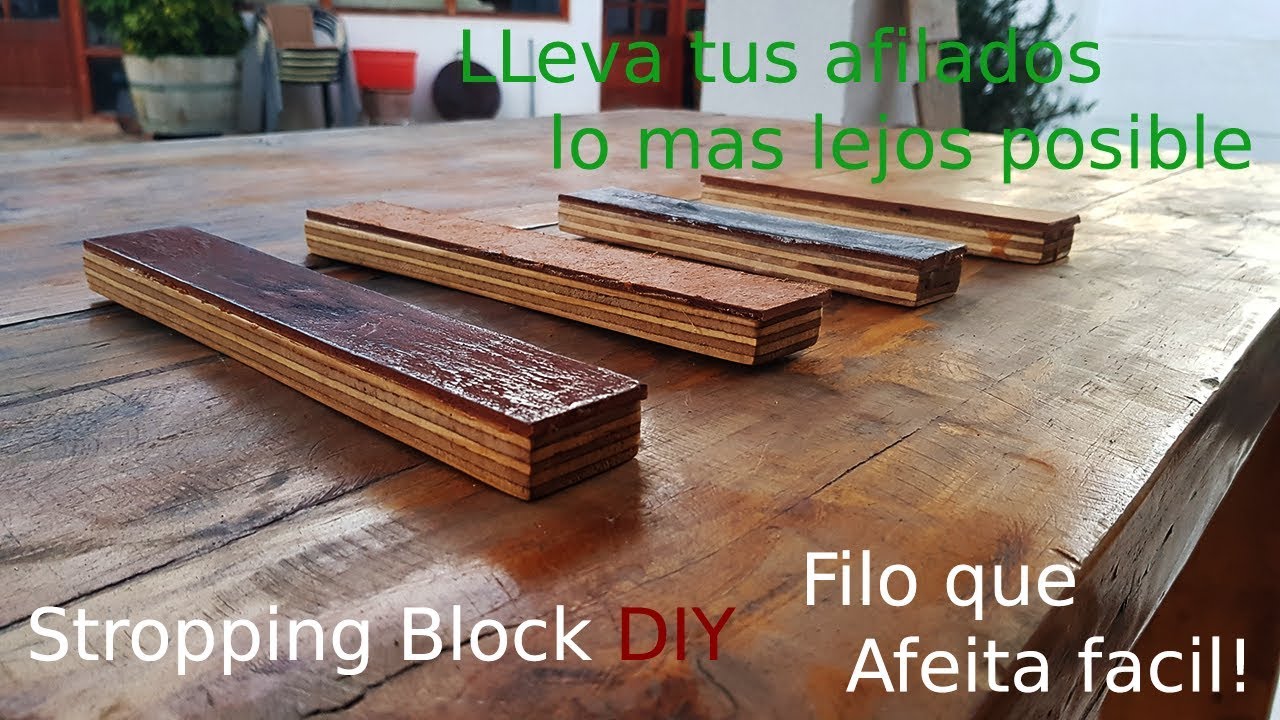 CUERO PARA ASENTAR FILO ► Asentador de cuchillos 🔪 asentador de cuchillos