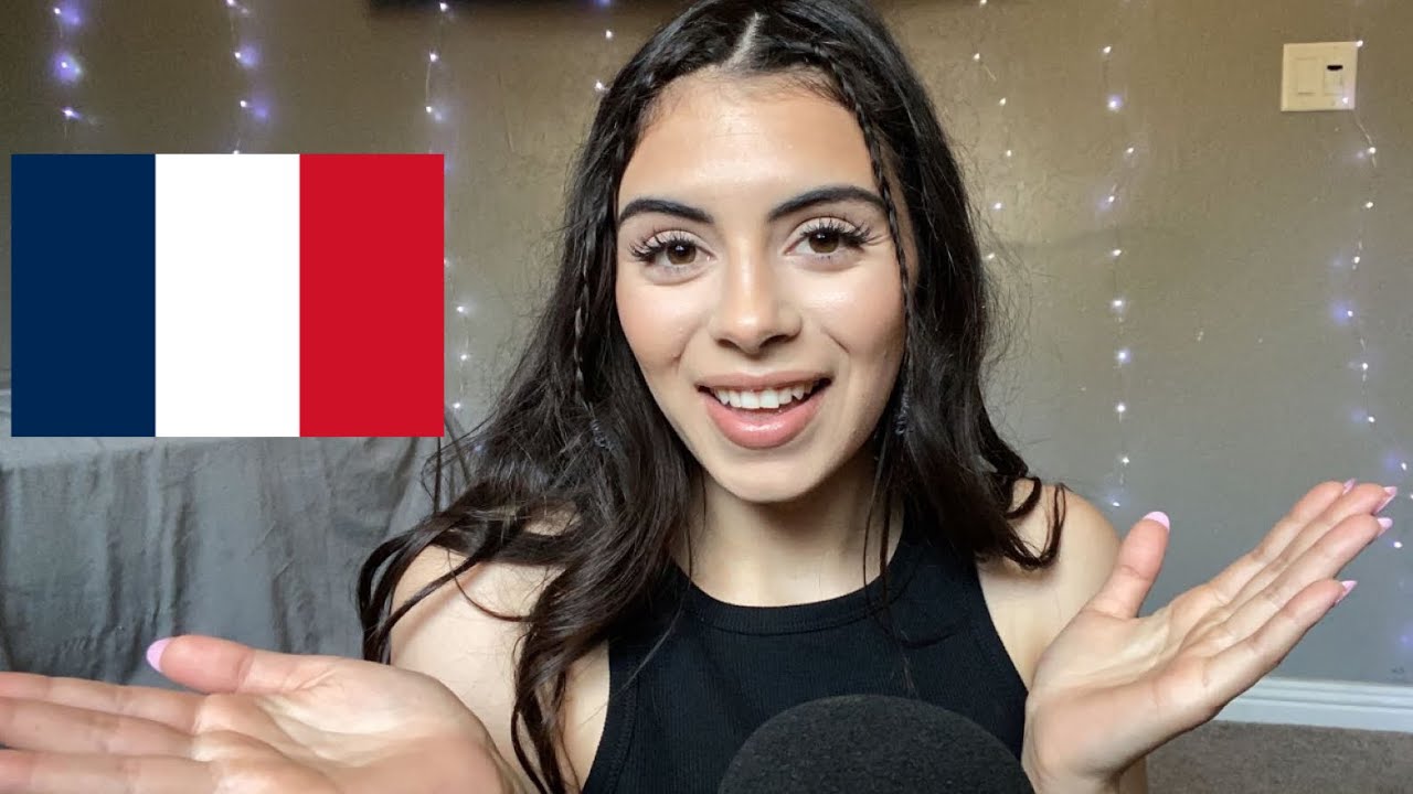 Asmr| Teaching you basic French🇫🇷(up close whispers)