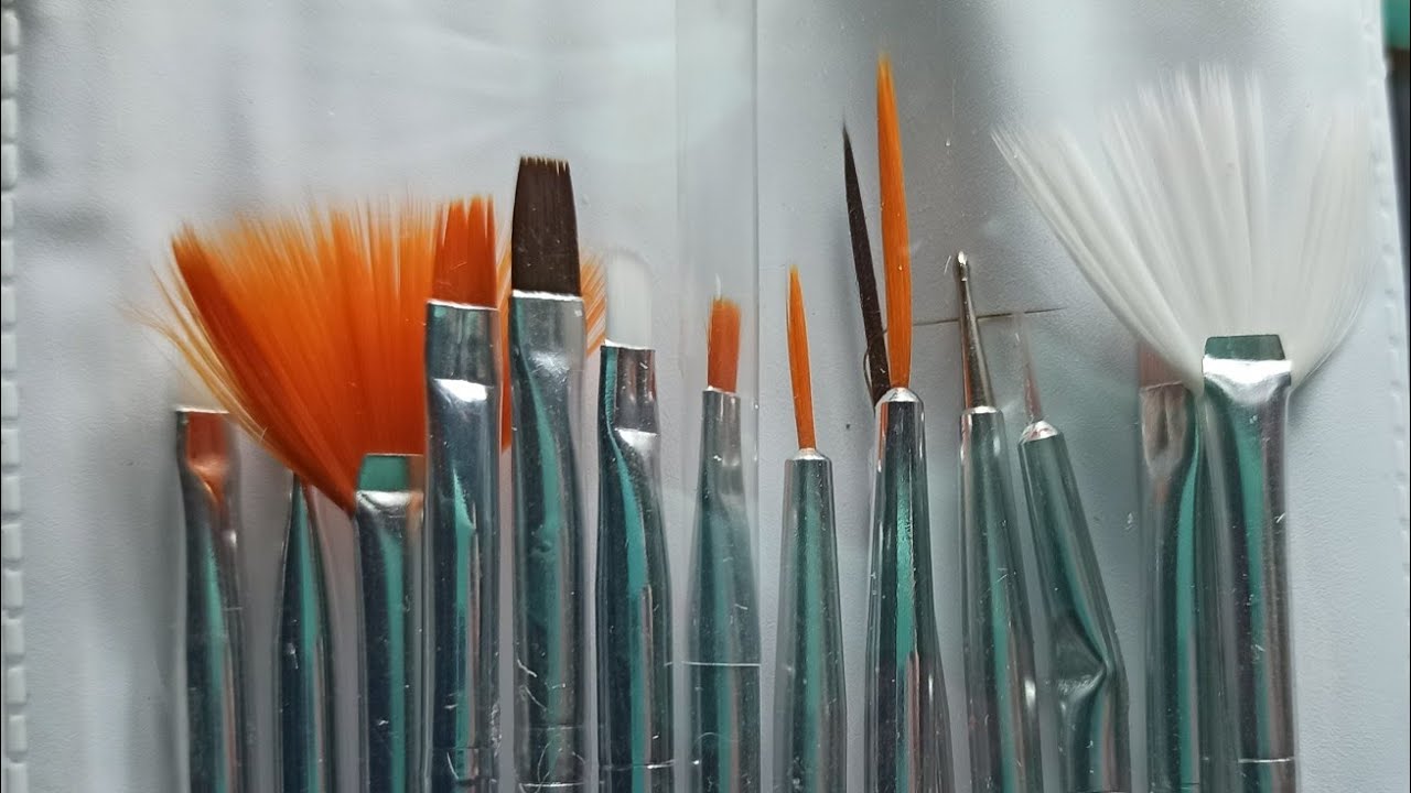 CUAL ES CUAL? PARA QUE sirven y COMO se utilizan PINCELES de NAIL ART