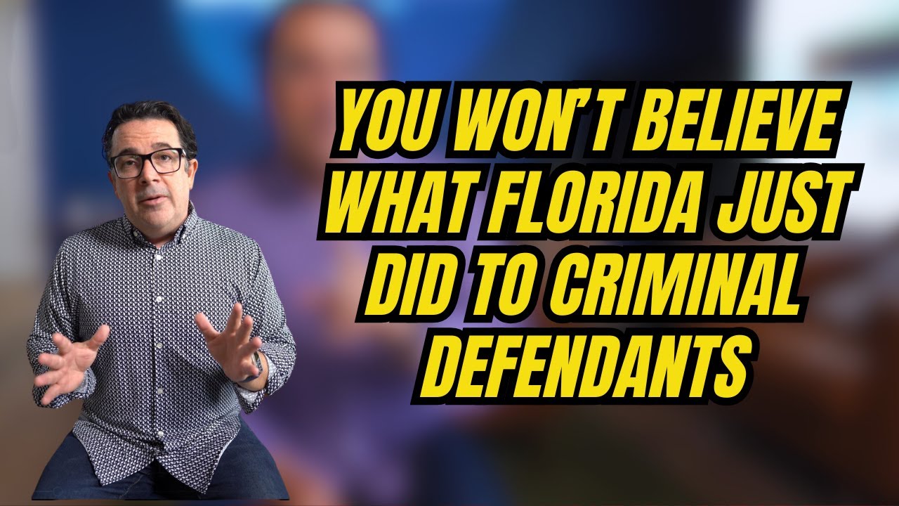 You Won&rsquo;t Believe What Florida Just Did to Criminal Defendants
