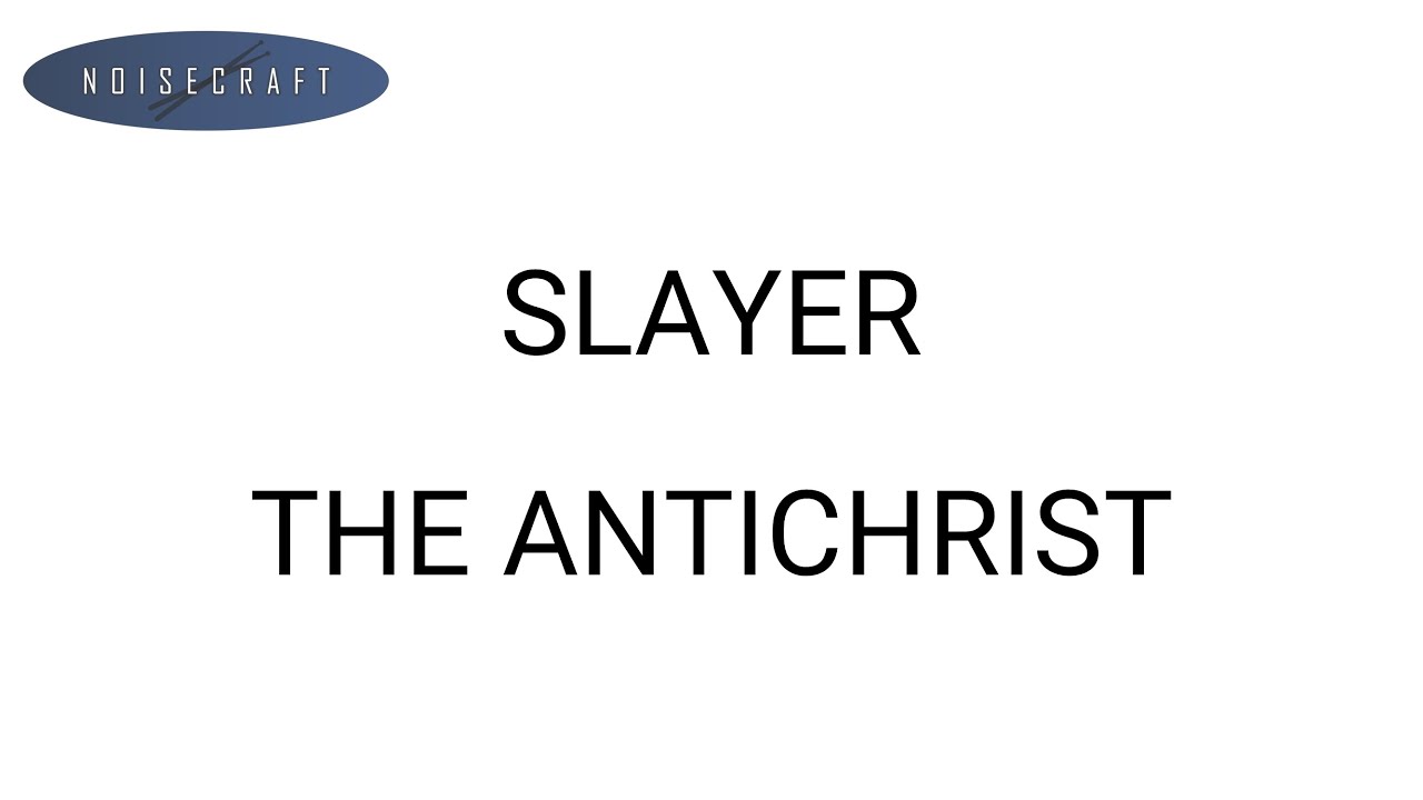 Slayer - The Antichrist Drum Score