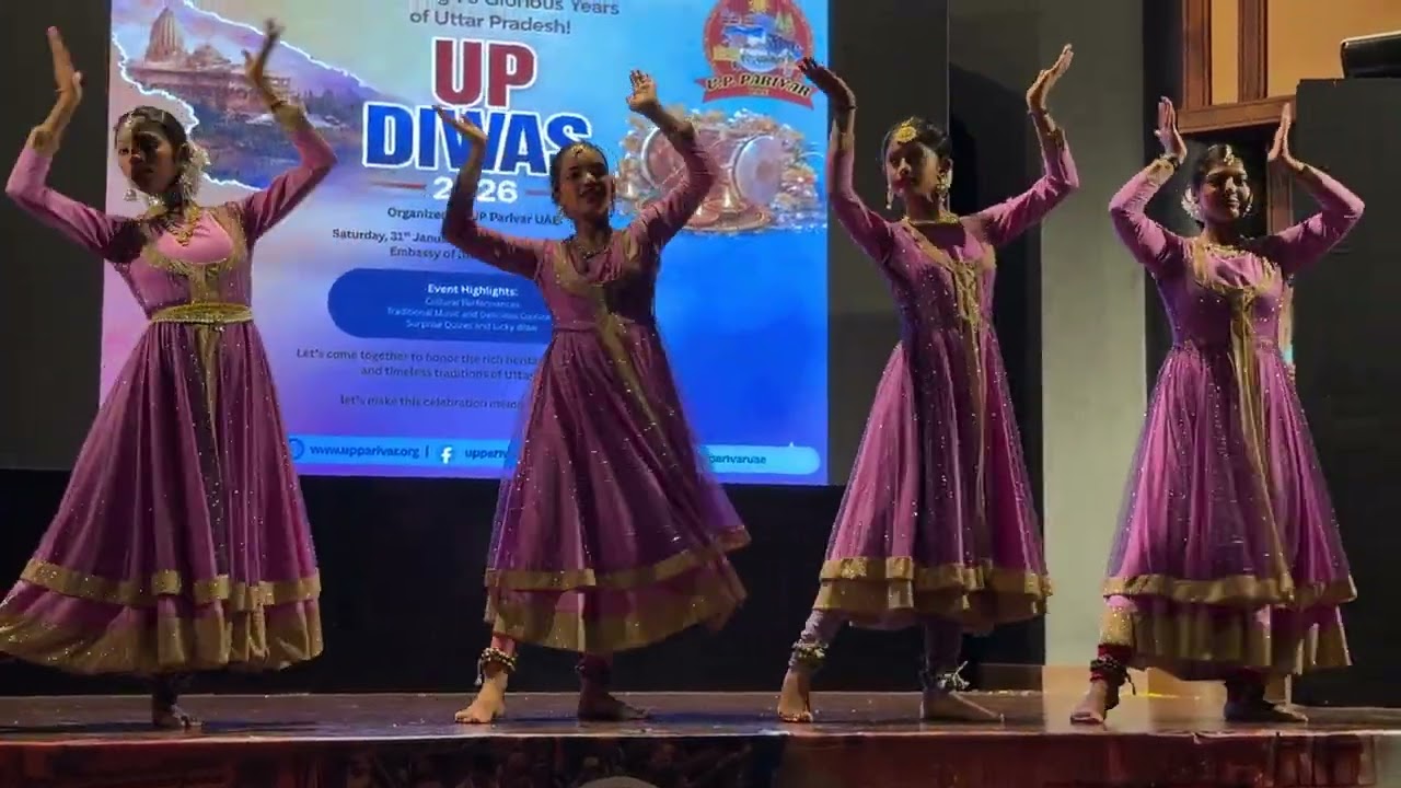 💃🏽Performance in the Indian embassy abudhabi with guidance Sri Kidman mukharji 💕🫶🏼💫