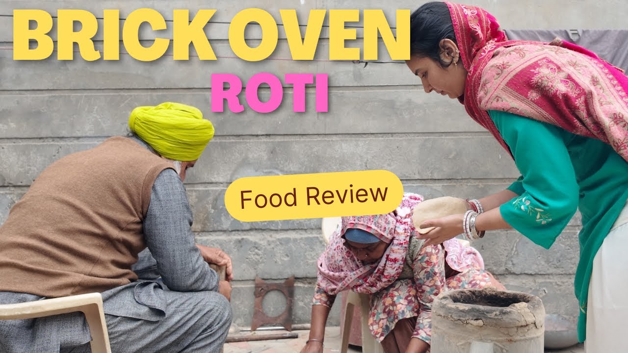 DESI TANDOORI ROTI & KICHRI, SIMPLE VILLAGE FOOD EXPERIENCE @mr_mrs_aulakh428 #viral #tandoori 