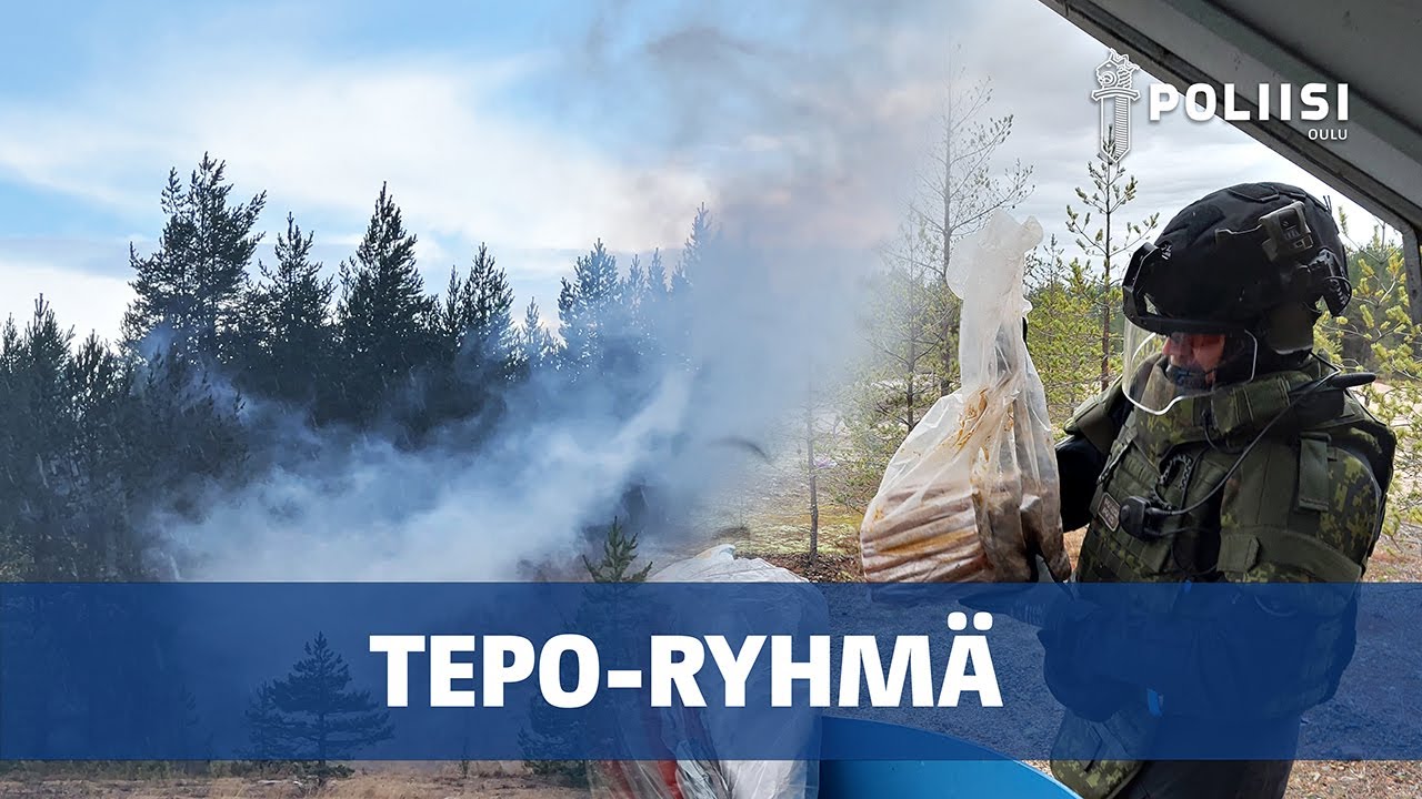 TEPO-ryhmä vastaa poliisin räjähteisiin liittyvistä tehtävistä