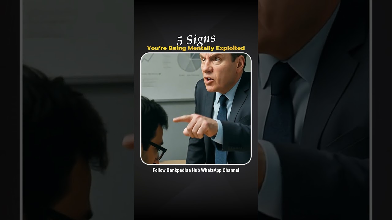 Toxic Bank Managers: 5 Signs You're Being Mentally Exploited