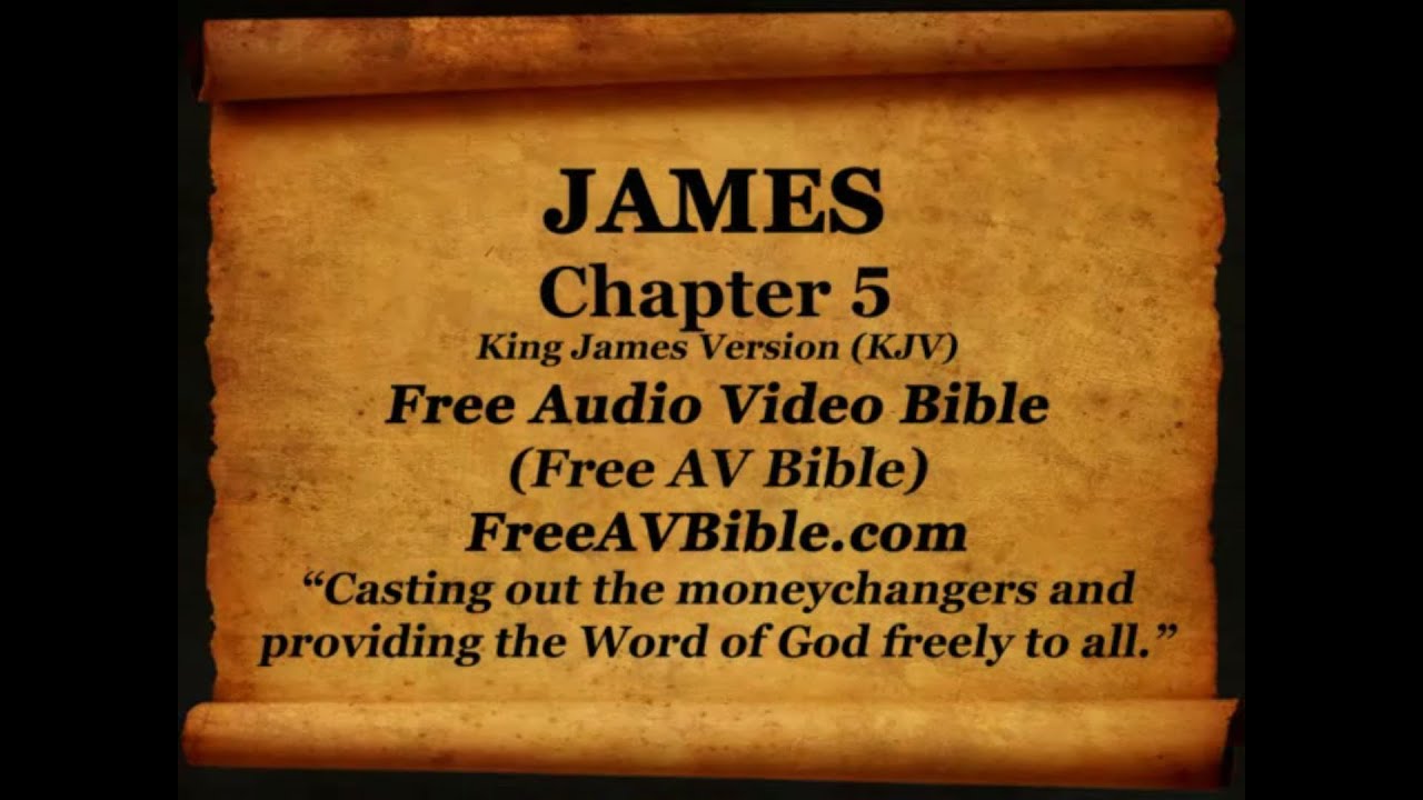 59. James Complete 1-5, King James Version (KJV) Free AV Bible Read Along Bible Narration 2