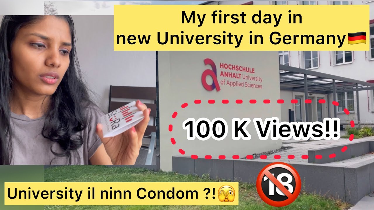 First Day in German🇩🇪 University | Unboxing welcome kit🫣🔞 | Hochschule Anhalt | Winter sem 2023