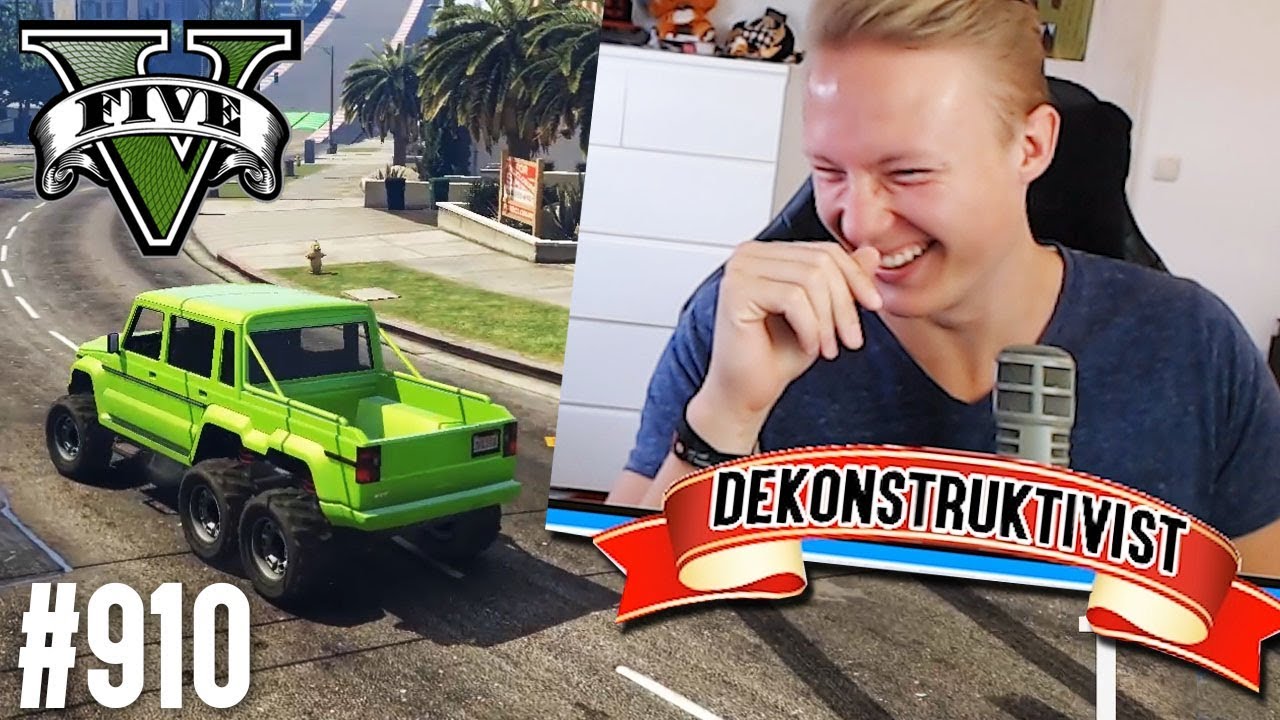 Deko bekommt harten Lachflash! (+DOWNLOAD) | GTA 5 - CUSTOM MAP RENNEN
