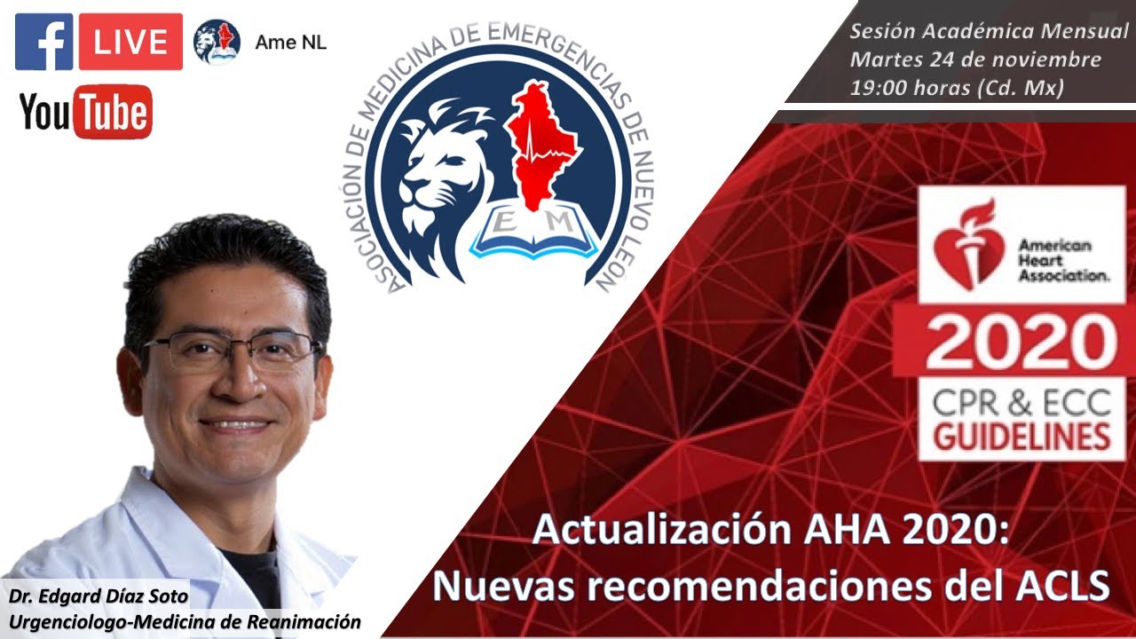 Actualizaciones de las nuevas guías ACLS 2020