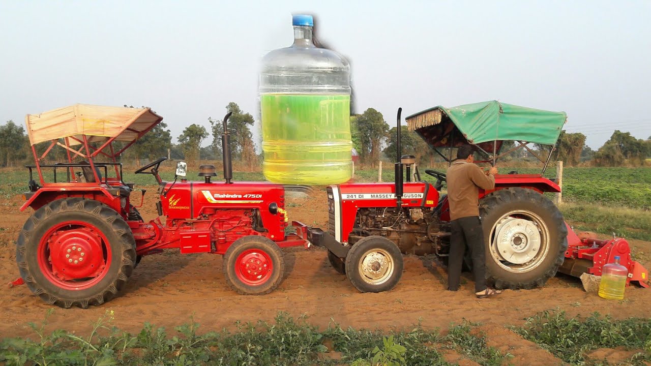 Massey 241Di average test with rotavator (0.5 letter)