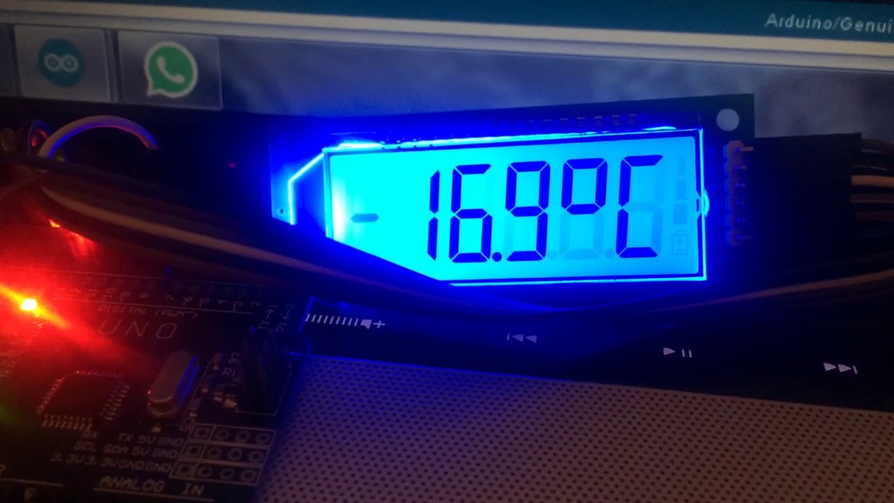 HT1621 6 digit 7 segment LCD display - test 2