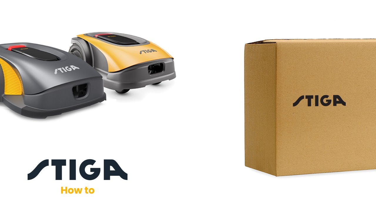 How to | STIGA  Unboxing de un robot cortacésped autónomo