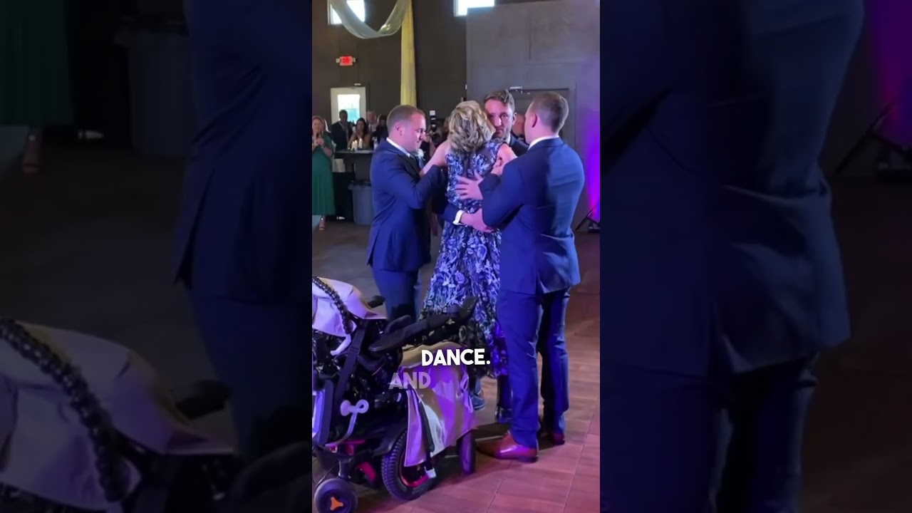 This mom got out of her wheelchair to dance with her son at his wedding ❤️