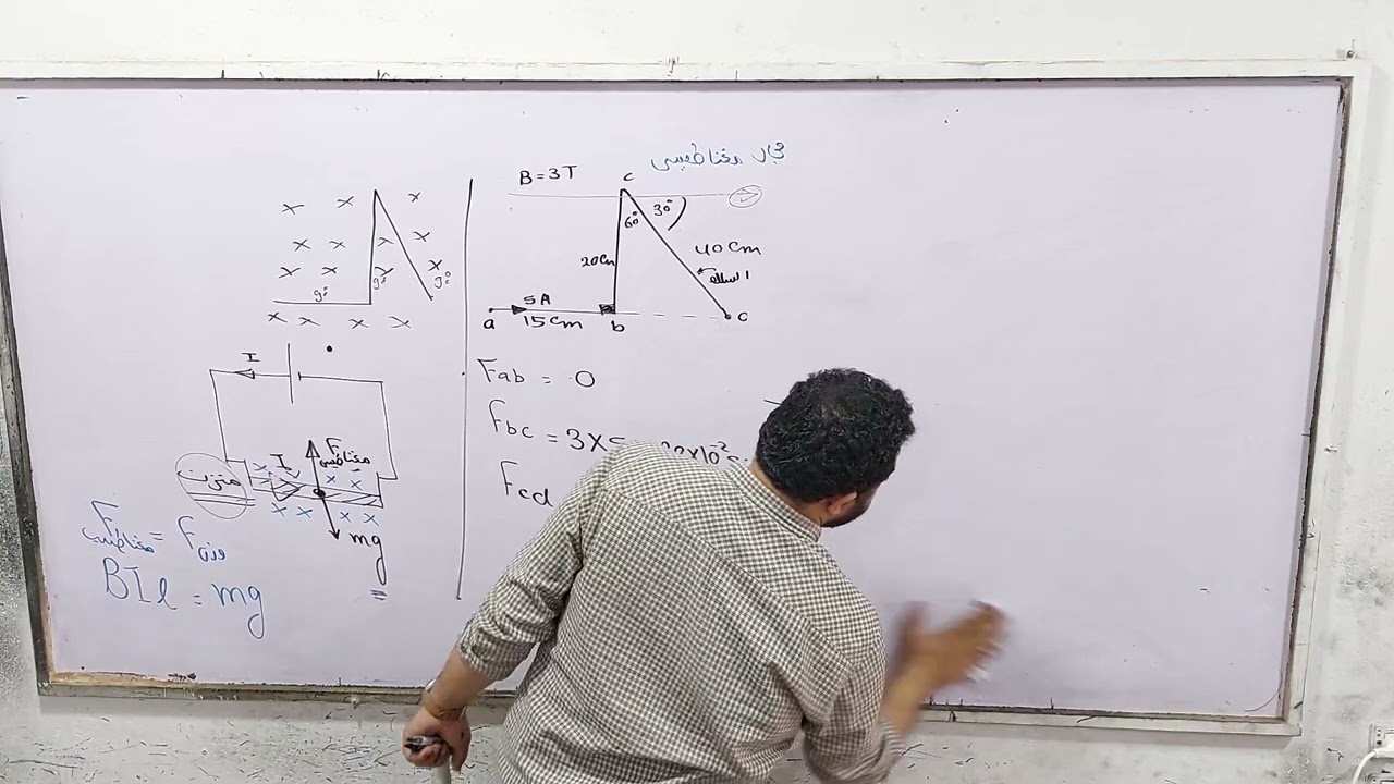 مراجعه فيزياء الفصل الثاني الدرس الثالث