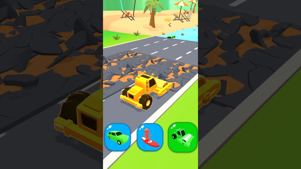 Shape Shifting Game #shorts #shapeshifting  #gaming #car