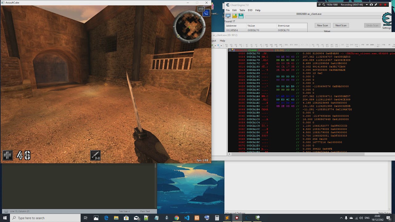 How to Pro Cheat Engine : P4 เริ่มต้นหาค่าทำ Aimbot x , y , Mouse