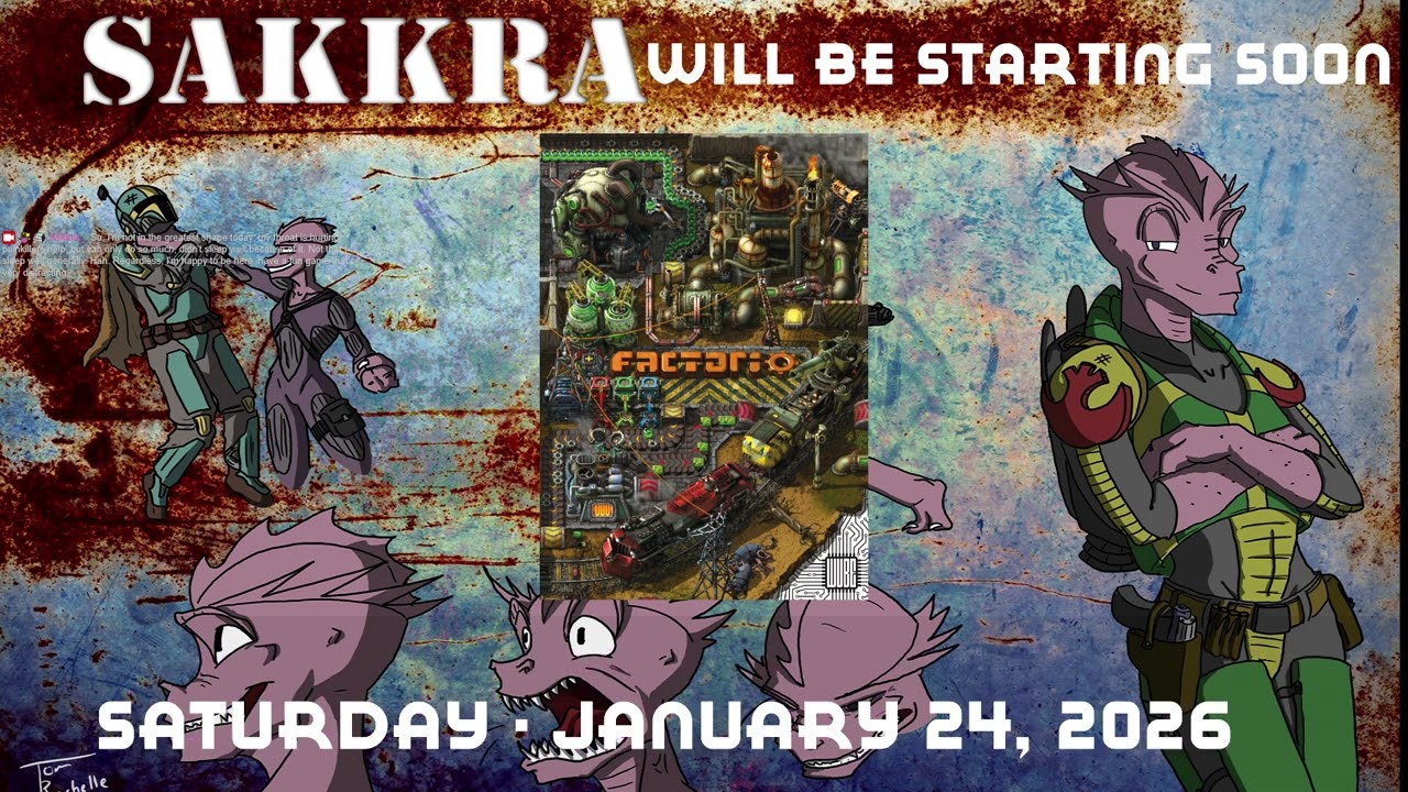 Happy Sakkyday! Factorio! The Dragon consumes all. 