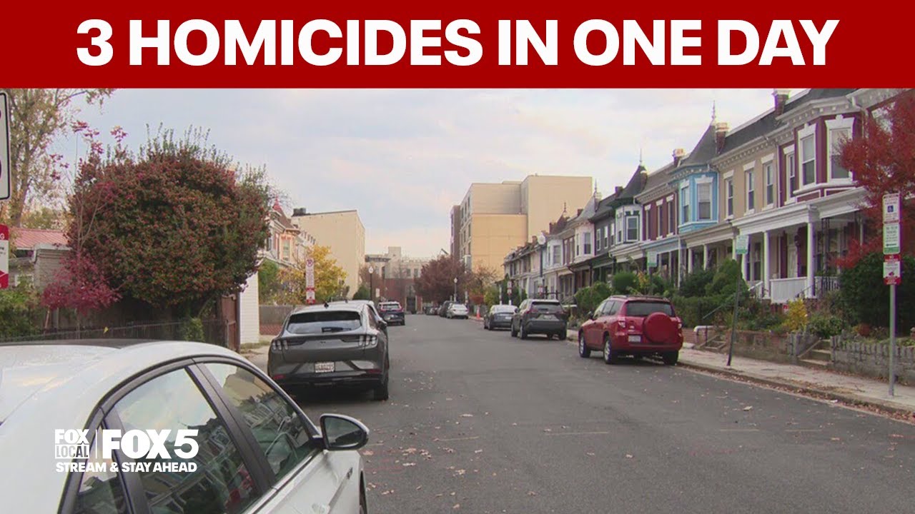 Three homicides in DC on Saturday; police investigate