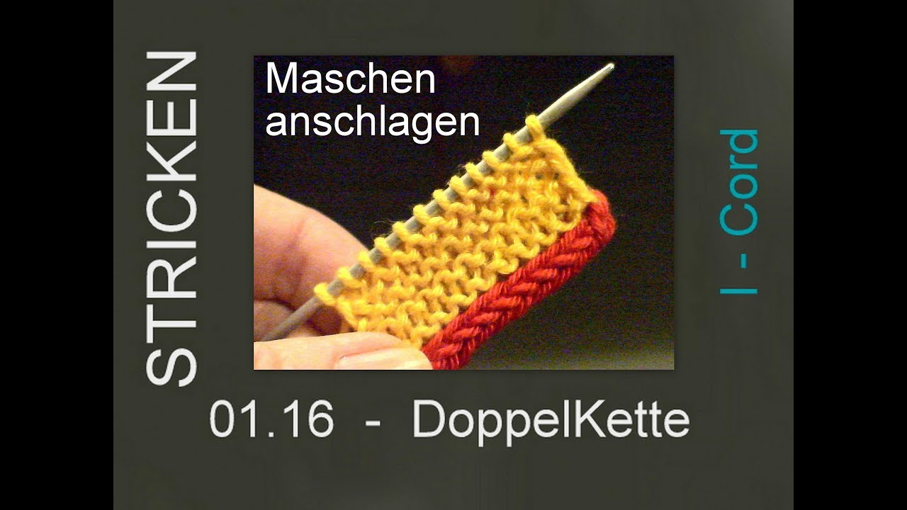 STRICKEN : 01.16 – I-Cord-Anschlag