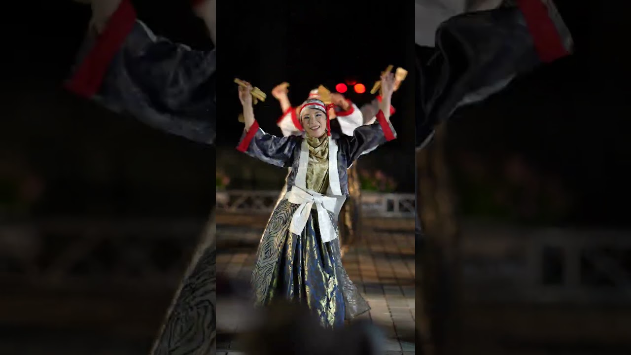 2025 富山のよさこい祭り 彪牙天翔 富山市役所光の広場
