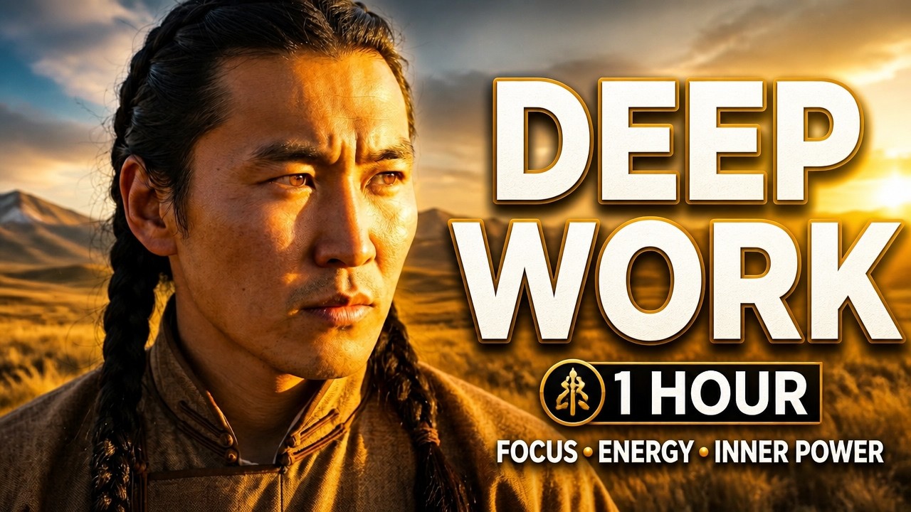 Mongolian Ambient Music Vol.10 — Quiet Steppe Horizon for Focus & Meditation | 1 Hour