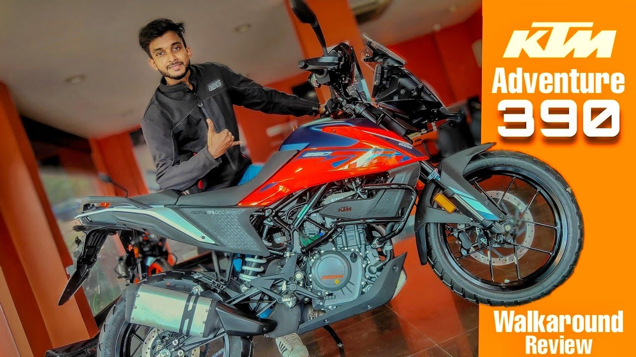 Adventure 390 Bs6 | Walkaround Review | Malayalam #ktmadv390