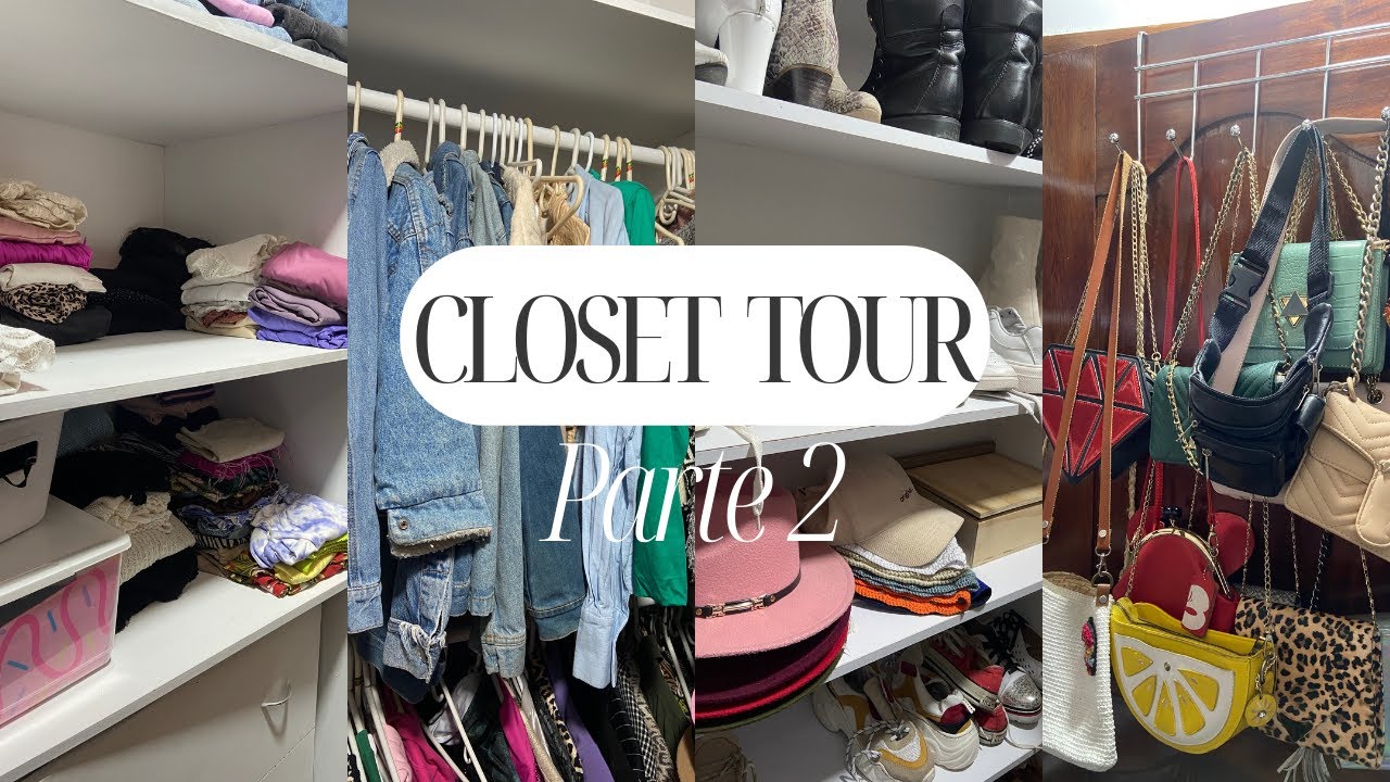 CLOSET TOUR /Parte 2/Tips y consejos de organización / cómo organizar tu armario/Tefa Oquendo