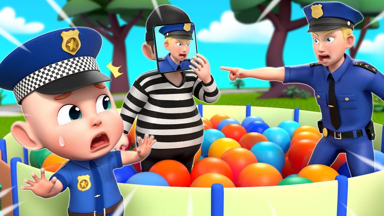 Be Careful of AI Face-Swapping 🚨 | Police Officer Song | Safety Tips | Rosoo Nursery Rhyme